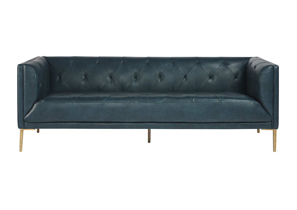 Westin Sofa - Vintage Peacock Leather