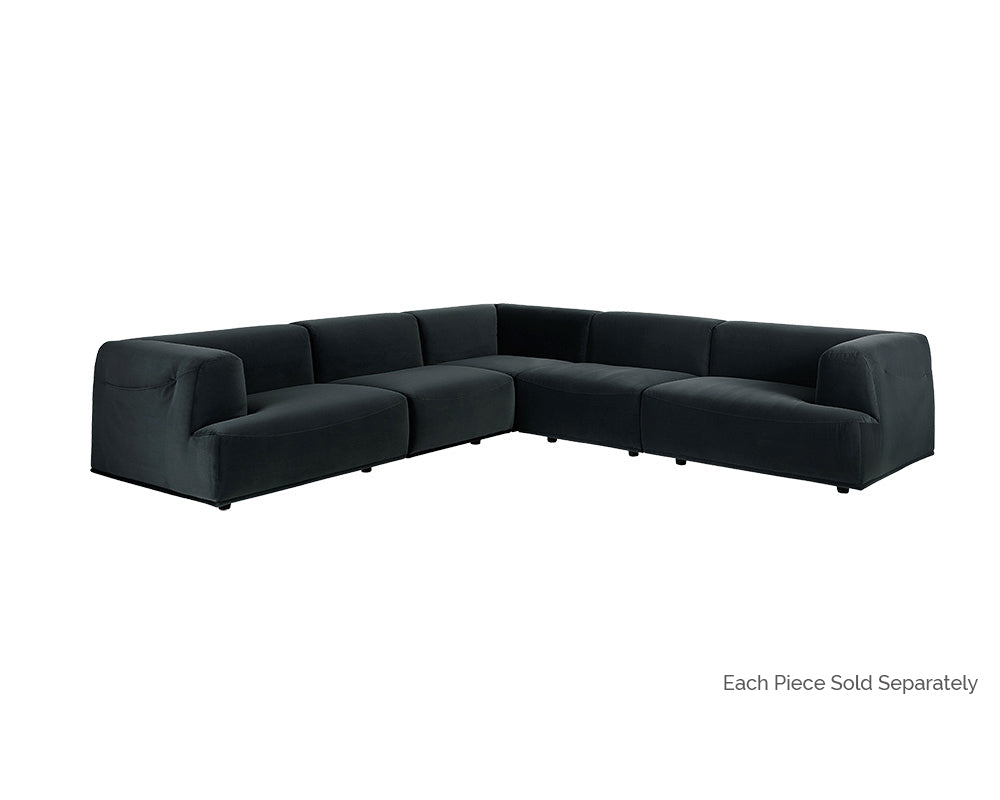 Darren Modular - Right Armchair - Smokescreen
