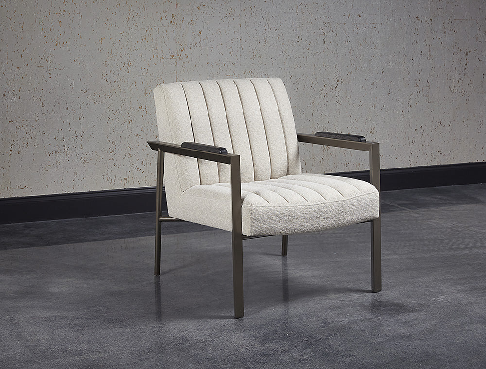 Laney Lounge Chair - Milestone Cream