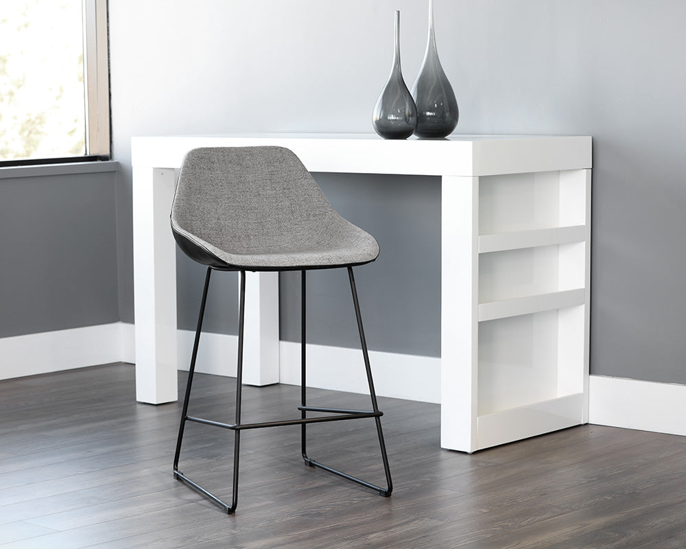 Mccoy Counter Stool - November Grey / Nightfall Black