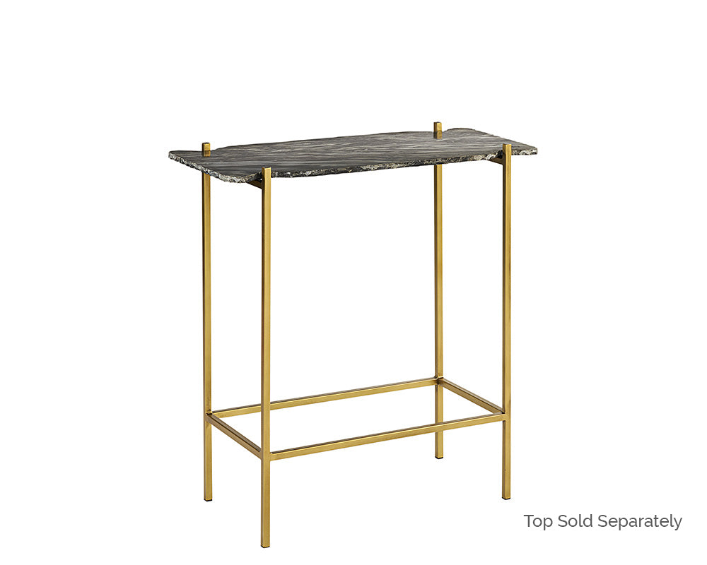 Revell Console Table Base - Antique Gold