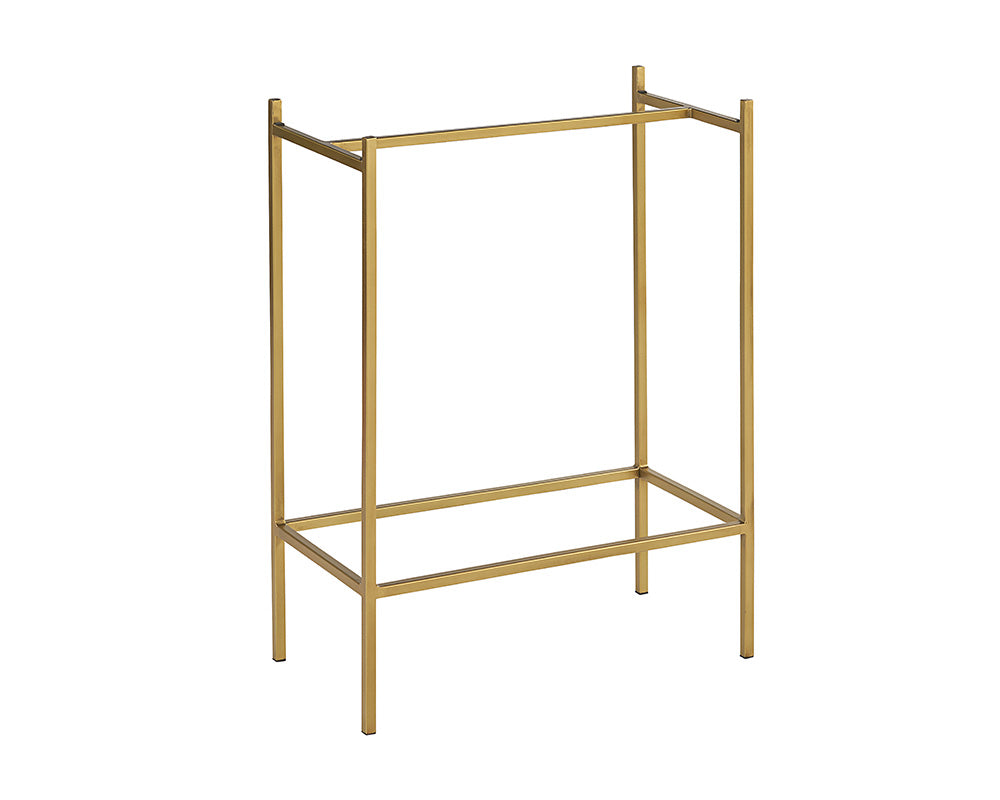 Revell Console Table Base - Antique Gold