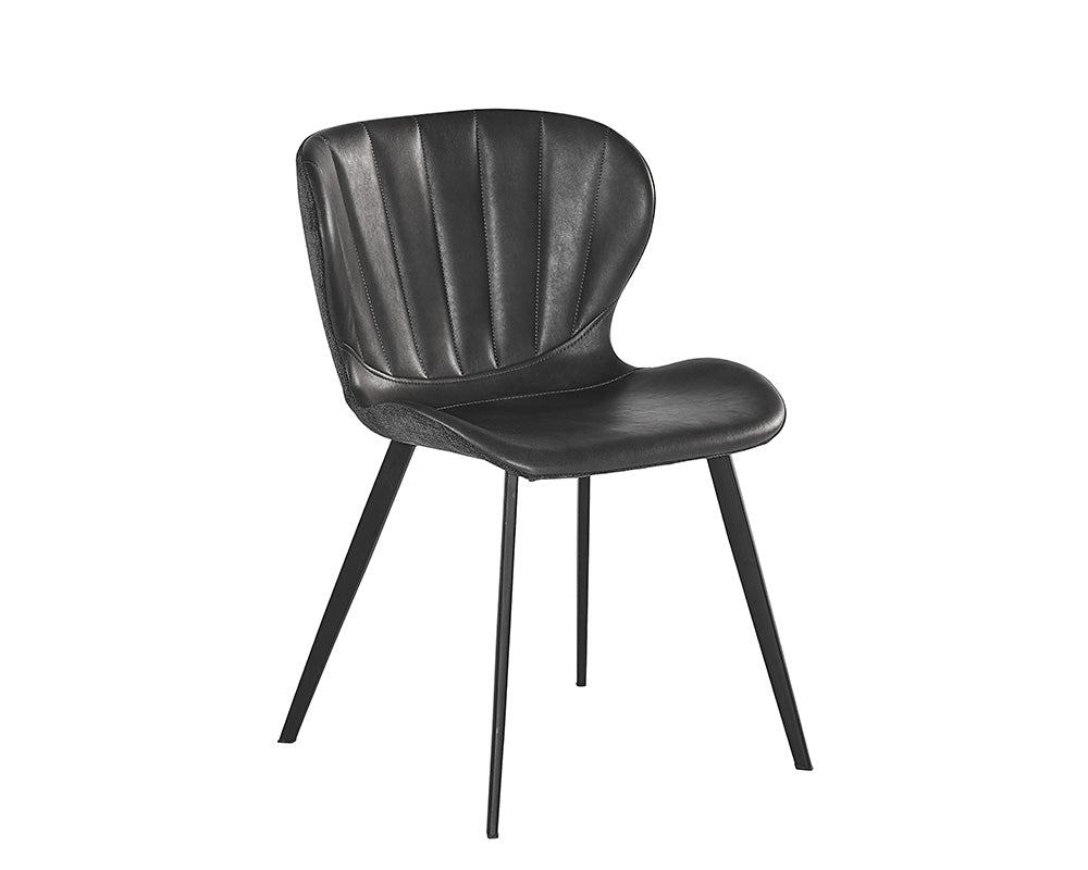 Arabella Dining Chair - Bravo Portabella / Polo Club Kohl Grey