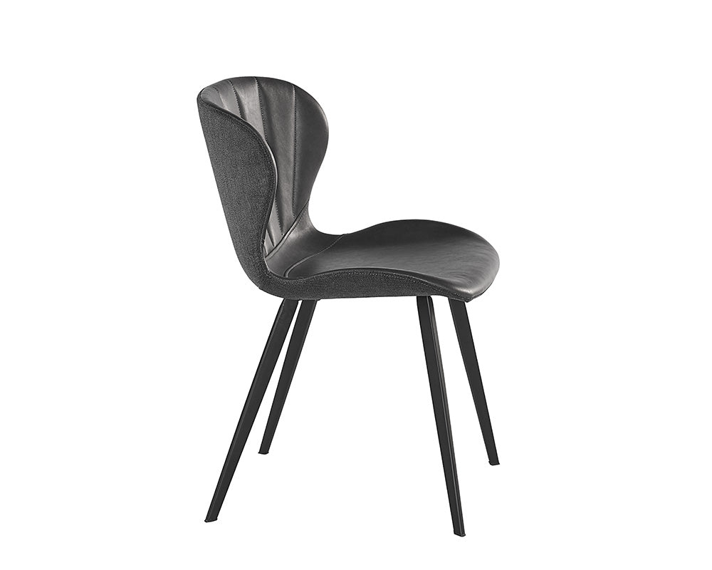 Arabella Dining Chair - Bravo Portabella / Polo Club Kohl Grey