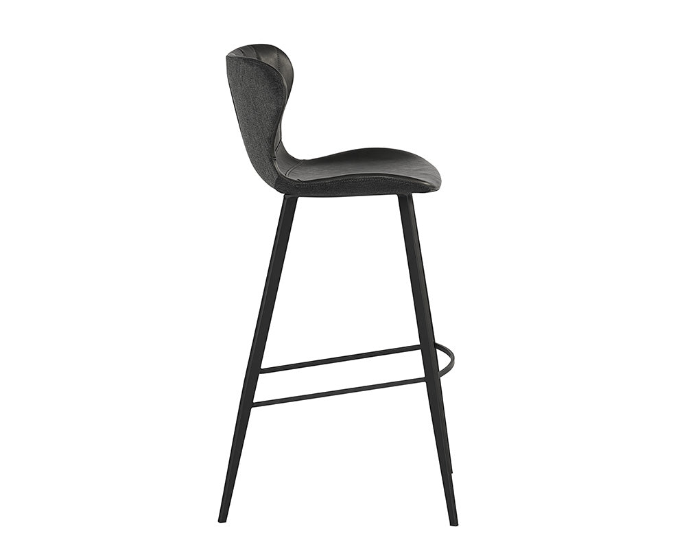 Arabella Barstool - Bravo Portabella / Polo Club Kohl Grey