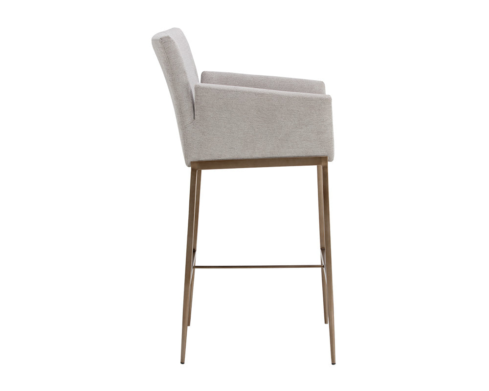 Gesa Barstool - Polo Club Stone