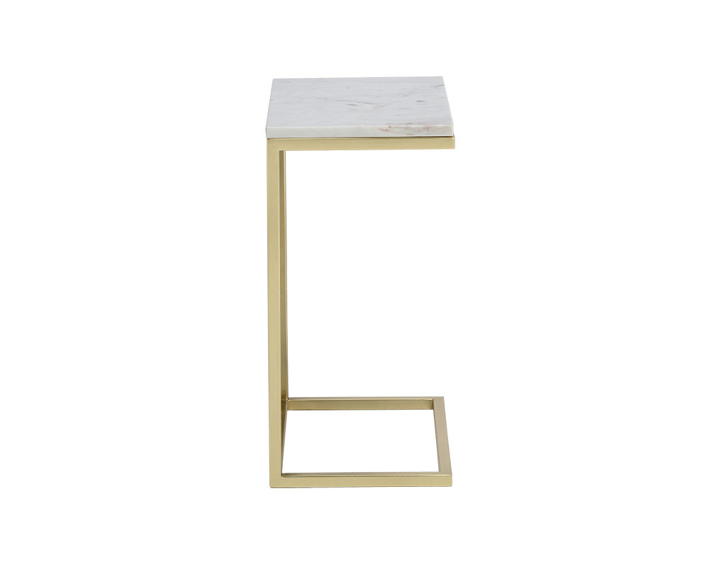 Amell End Table - White