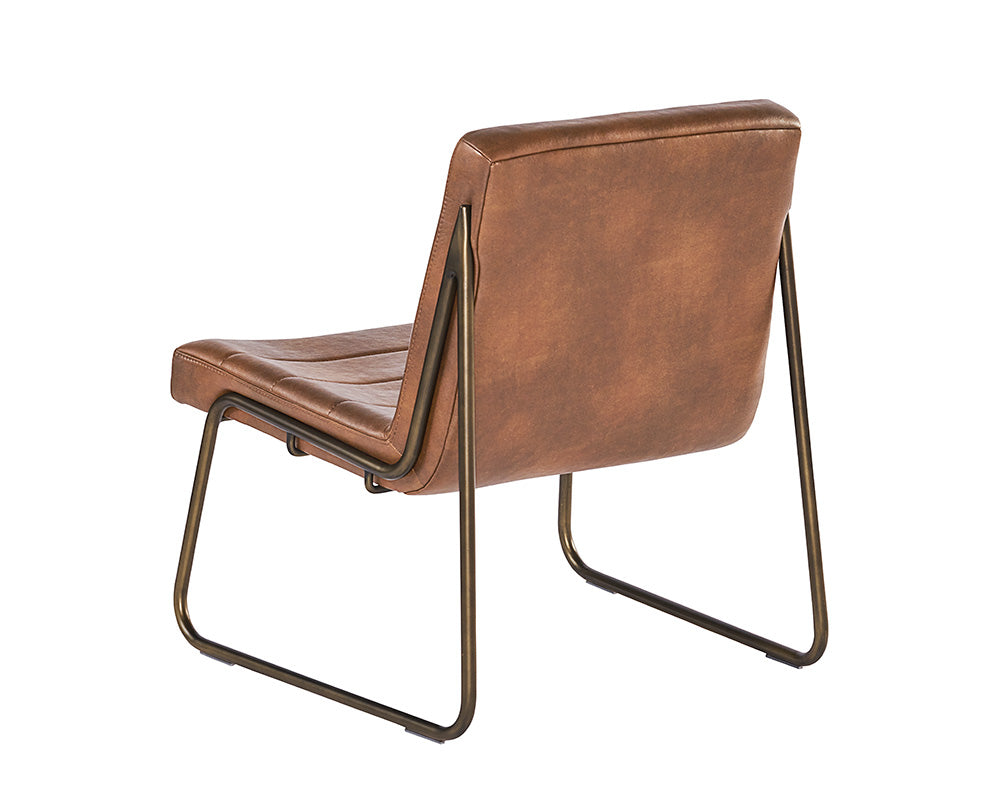 Anton Lounge Chair - Bravo Cognac