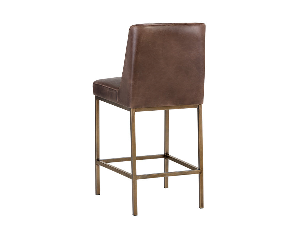 Leighland Counter Stool - Havana Dark Brown