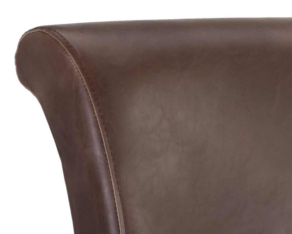 Hamlet Swivel Counter Stool - Havana Dark Brown