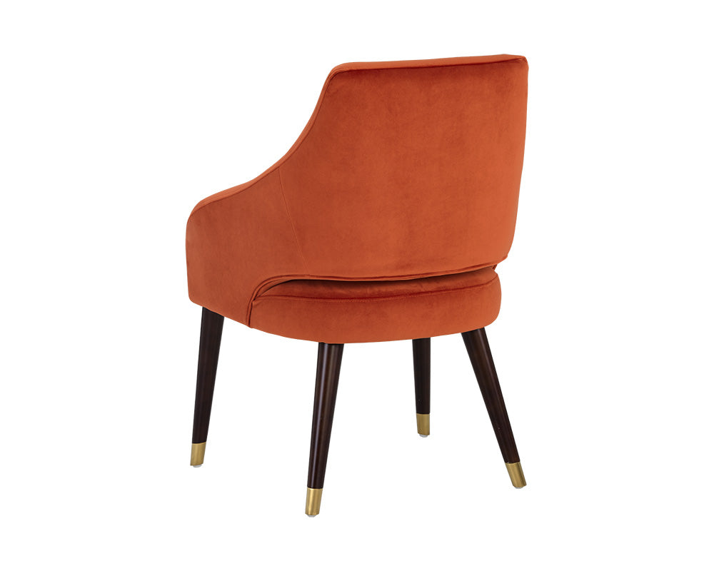 Adelaide Dining Armchair - Autumn Orange