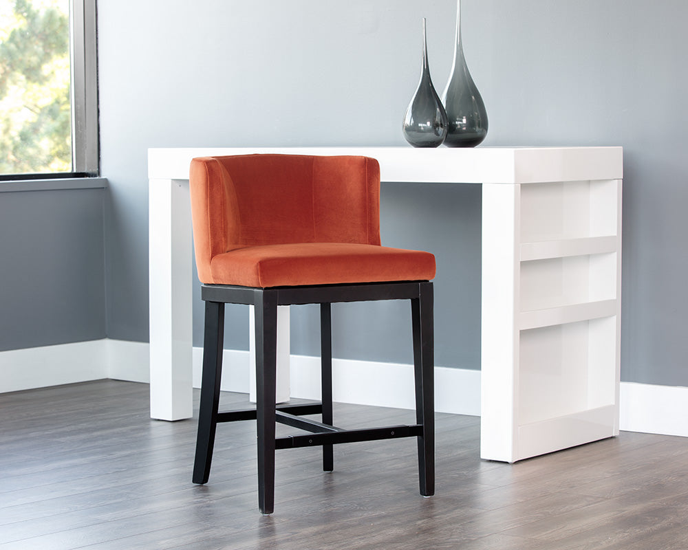 Hayden Counter Stool - Autumn Orange