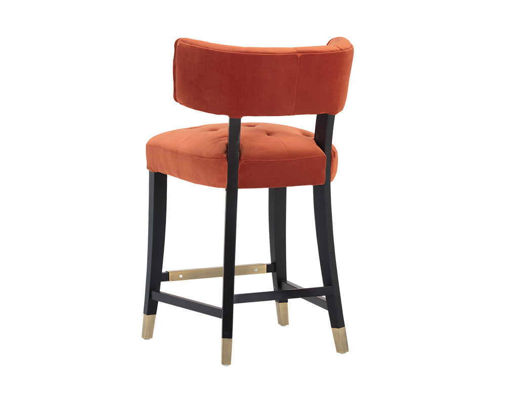 Tatum Counter Stool - Autumn Orange