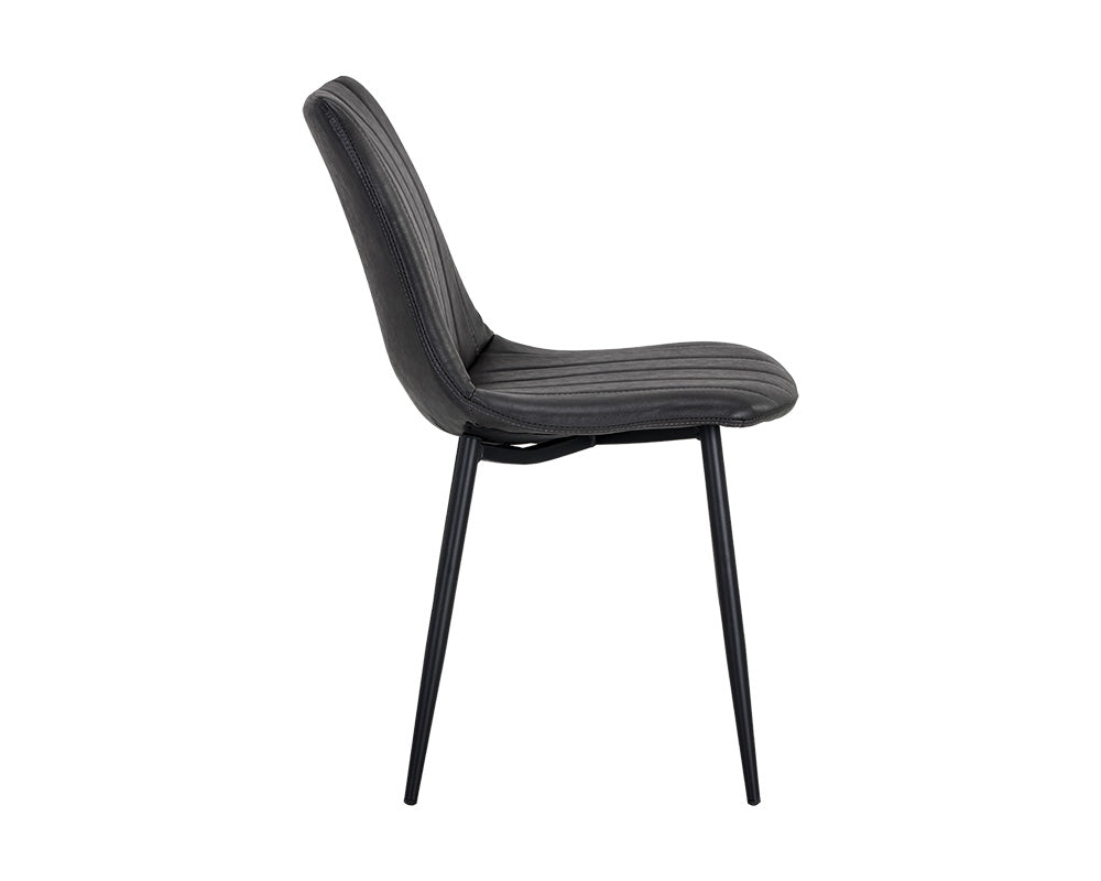Drew Dining Chair - Black - Bravo Portabella