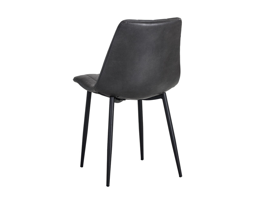 Drew Dining Chair - Black - Bravo Portabella