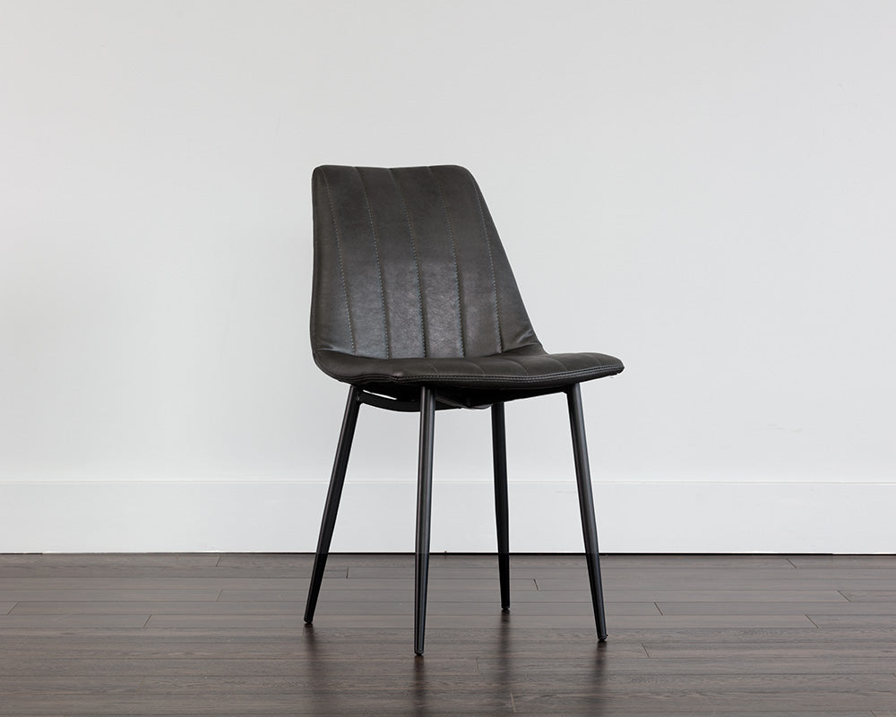 Drew Dining Chair - Black - Bravo Portabella