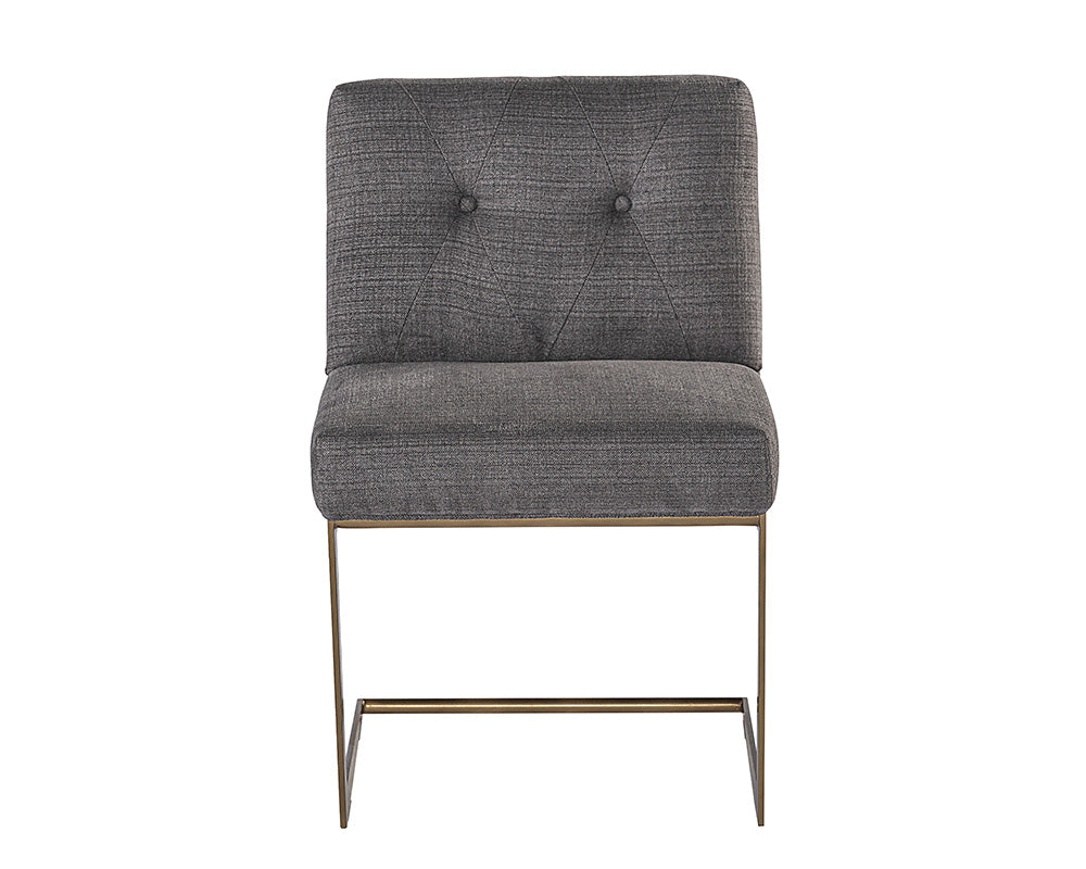 Virelles Dining Chair - Zenith Graphite Grey