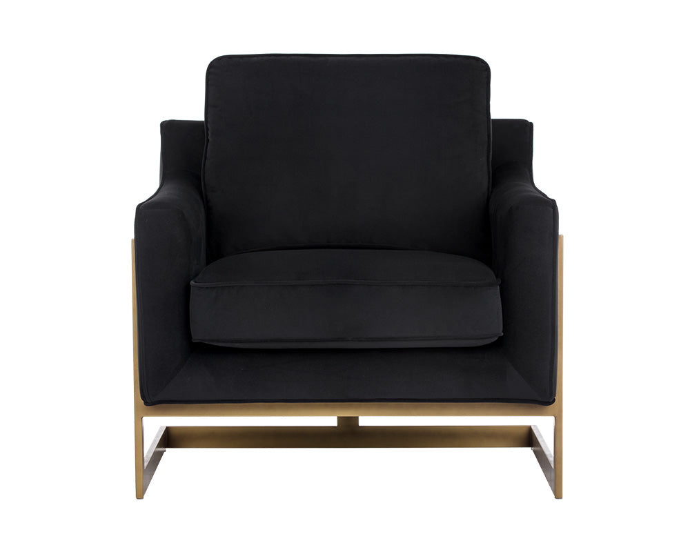 Kalmin Lounge Chair - Abbington Black