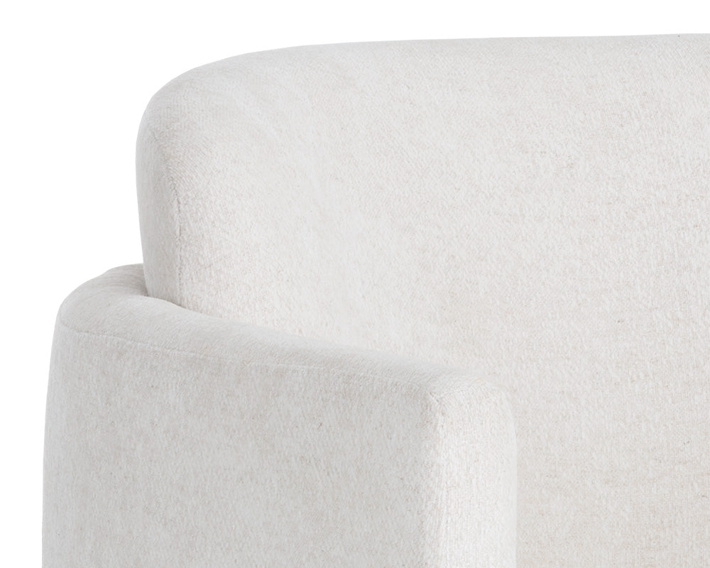 Richie Lounge Chair - Black - Eclipse White