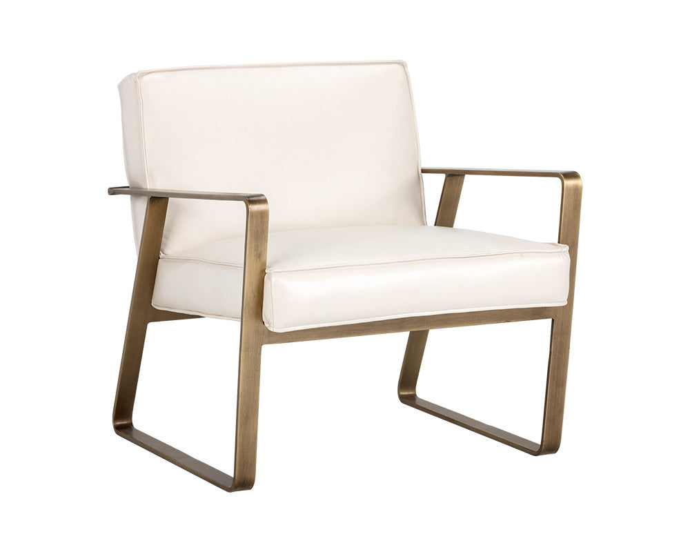 Kristoffer Lounge Chair - Vintage Vanilla Leather