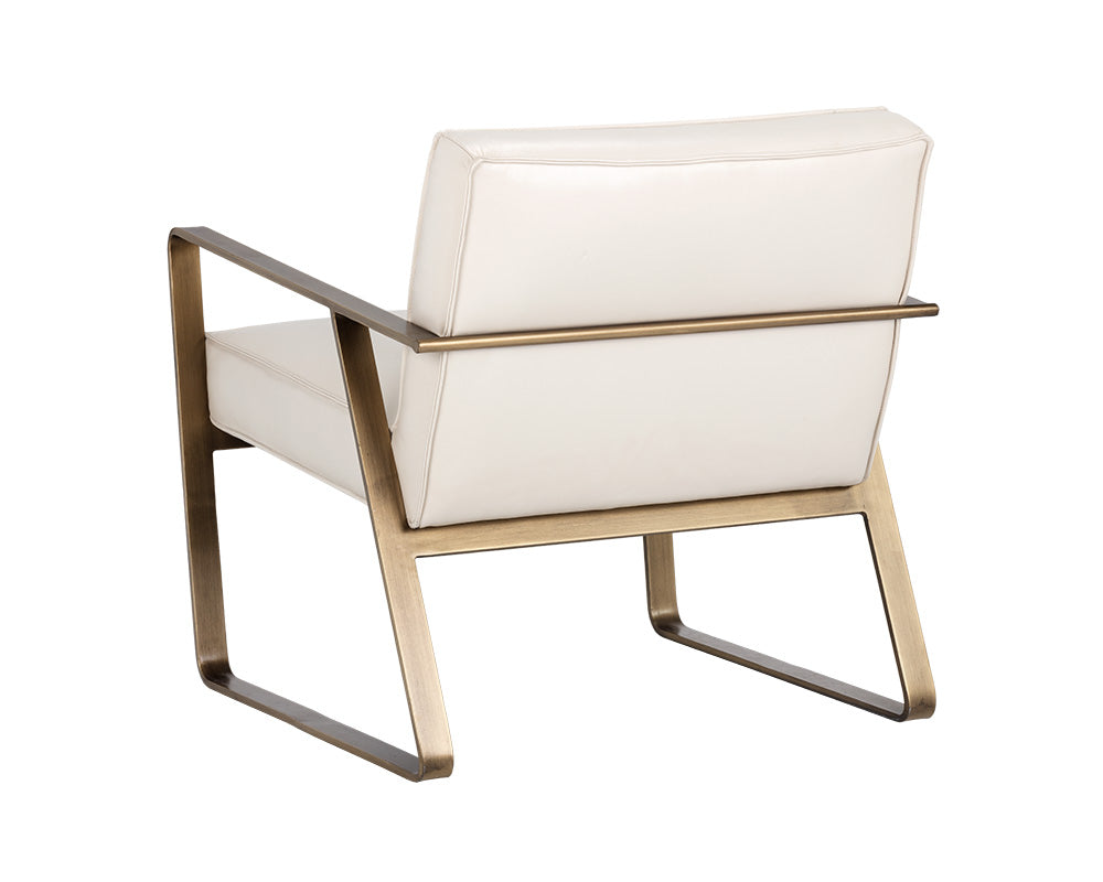 Kristoffer Lounge Chair - Vintage Vanilla Leather