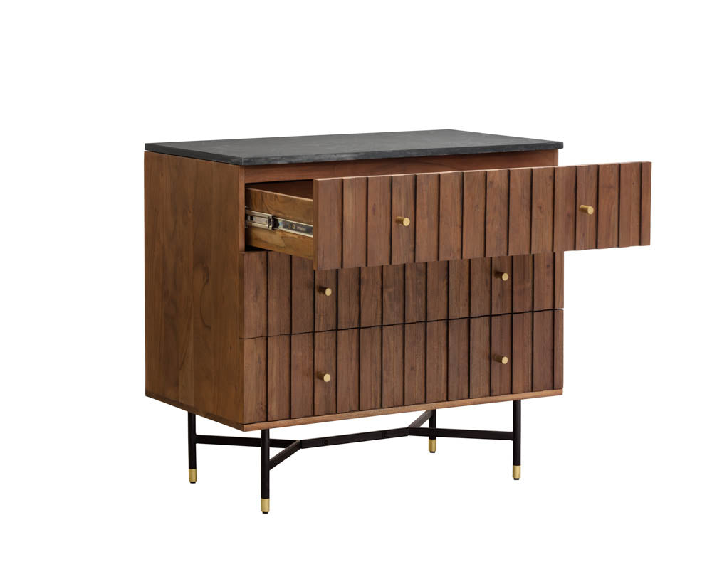 Wellington Chest - Black Marble