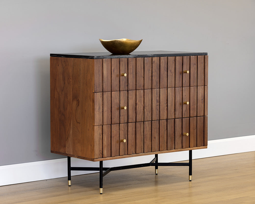 Wellington Chest - Black Marble