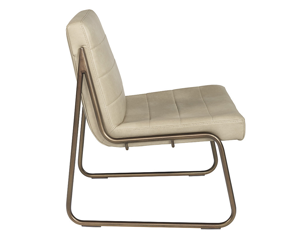 Anton Lounge Chair - Bravo Cream