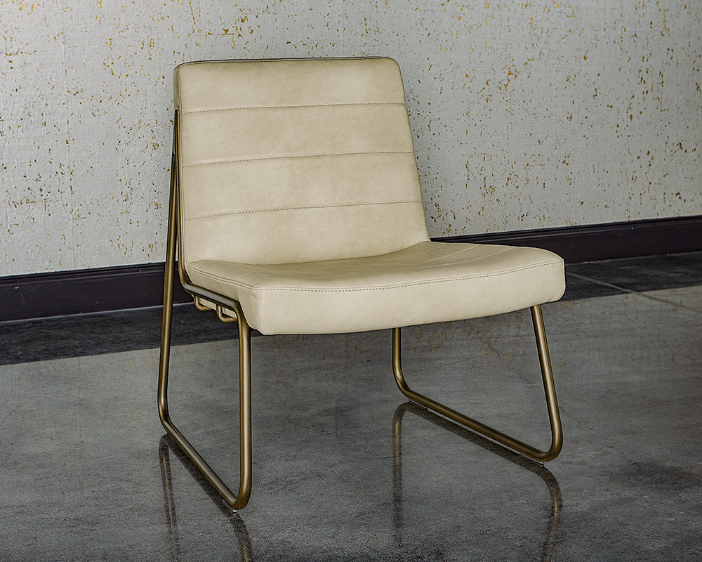 Anton Lounge Chair - Bravo Cream