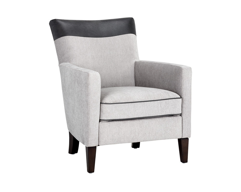 Aston Lounge Chair - Polo Club Stone / Bravo Portabella