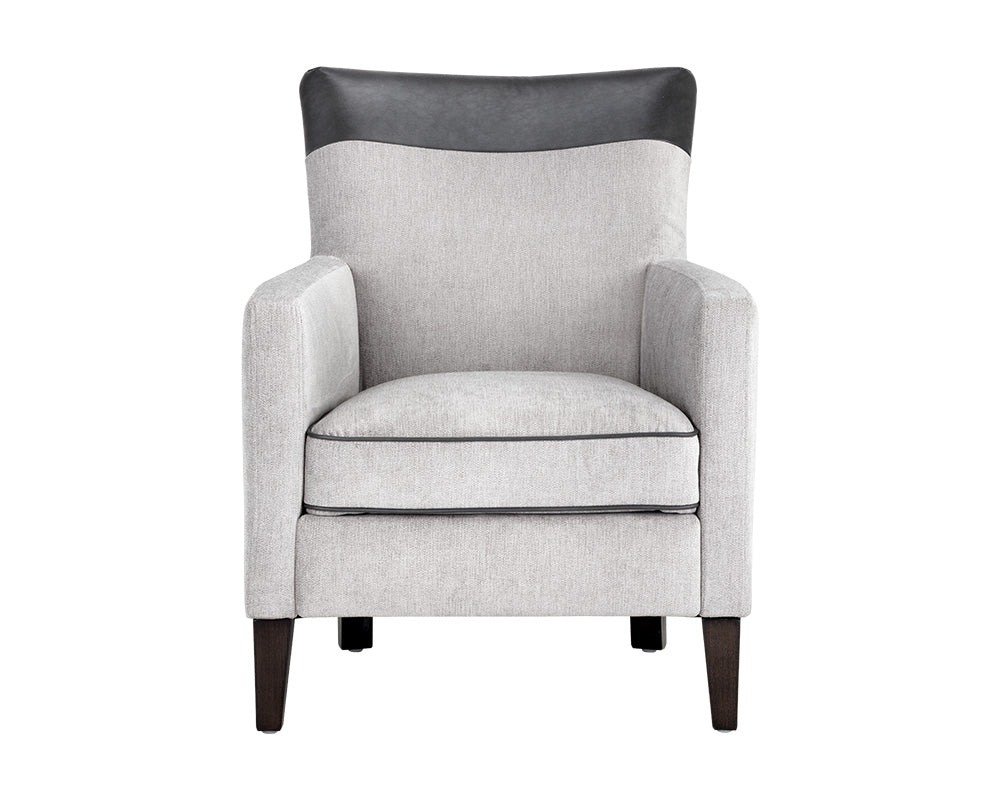 Aston Lounge Chair - Polo Club Stone / Bravo Portabella