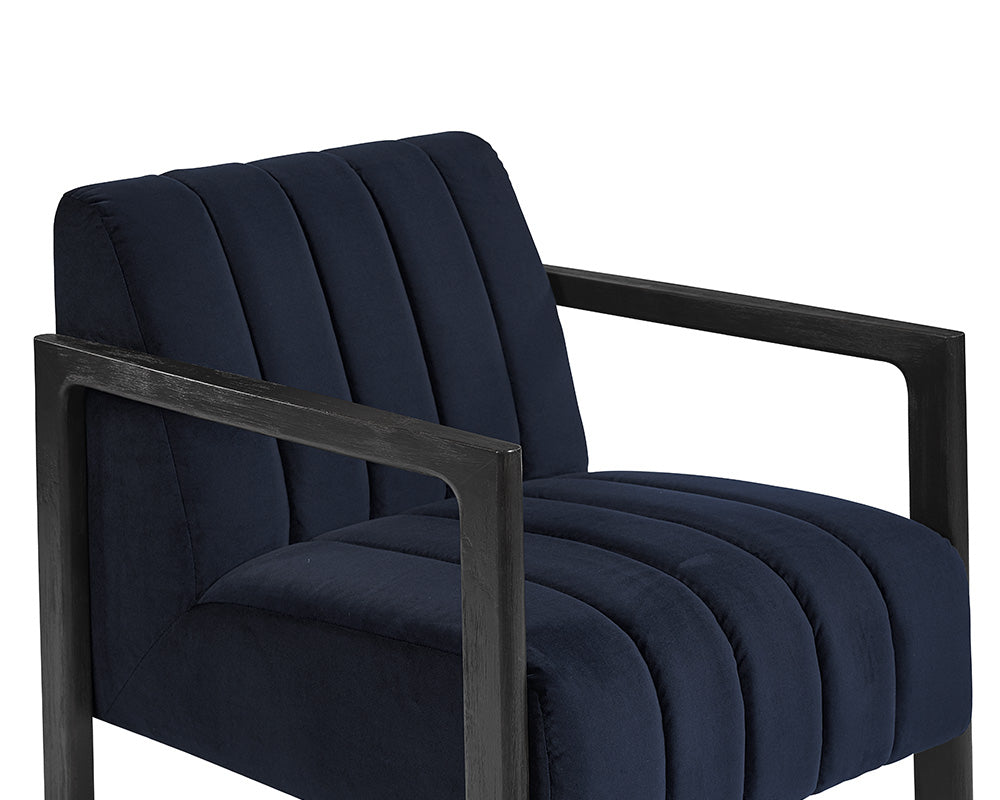 Joaquin Lounge Chair - Metropolis Blue