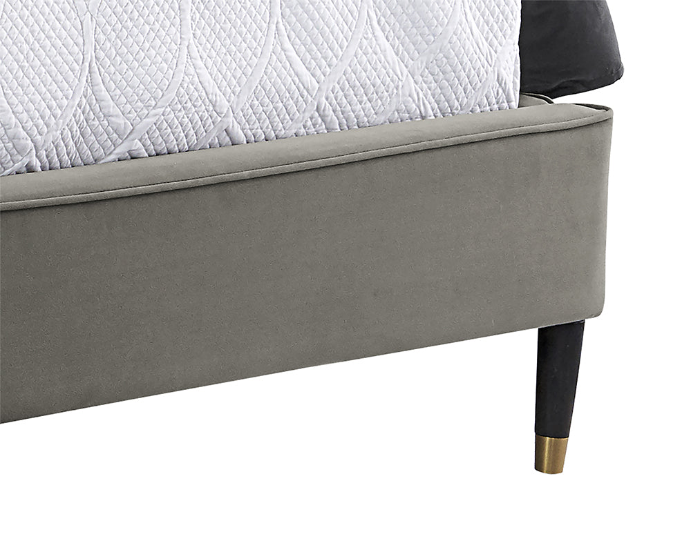 Yosi Bed - King - Antonio Charcoal