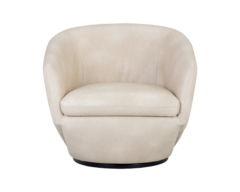 Treviso Swivel Lounge Chair - Bravo Cream