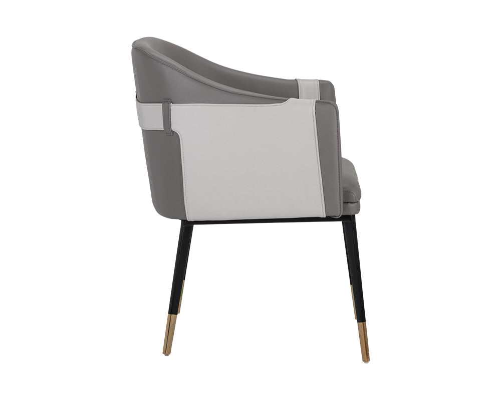 Carter Dining Armchair - Napa Thunder / Napa Slate