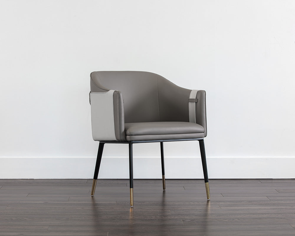 Carter Dining Armchair - Napa Thunder / Napa Slate