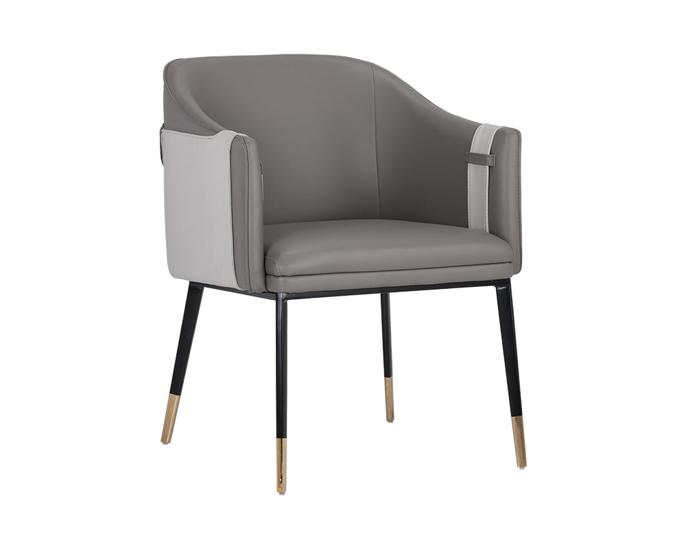 Carter Dining Armchair - Napa Thunder / Napa Slate