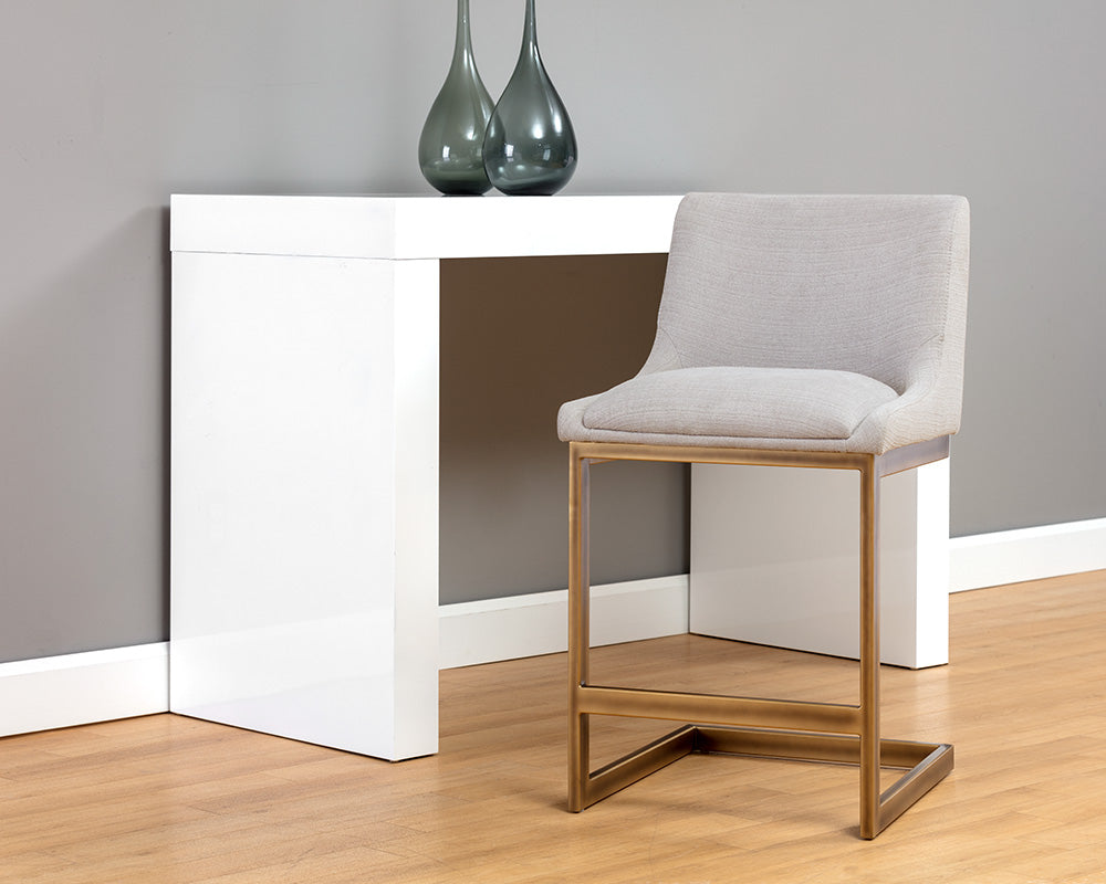 Holly Counter Stool - Zenith Soft Grey