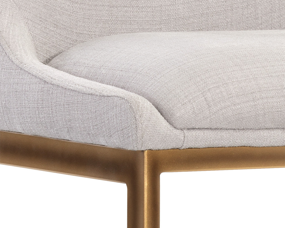 Holly Counter Stool - Zenith Soft Grey