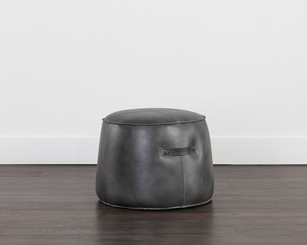 Mitchell Ottoman - Overcast Grey