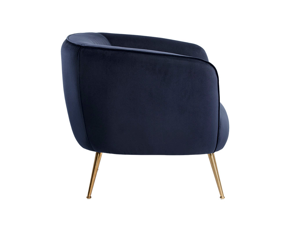 Amara Lounge Chair - Abbington Navy