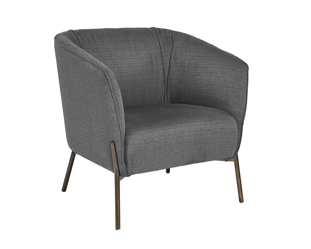 Klein Lounge Chair - Zenith Graphite Grey