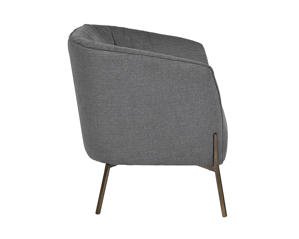 Klein Lounge Chair - Zenith Graphite Grey