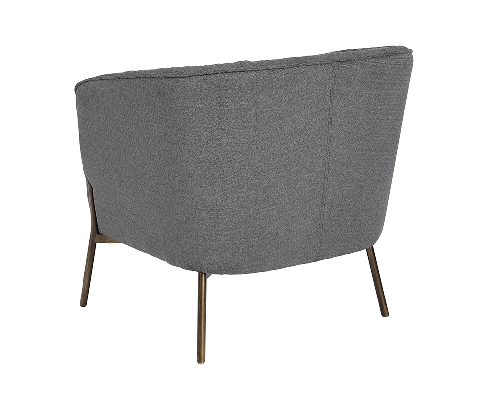 Klein Lounge Chair - Zenith Graphite Grey