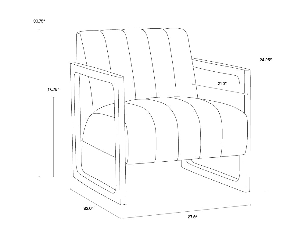 Joaquin Lounge Chair - Bravo Metal