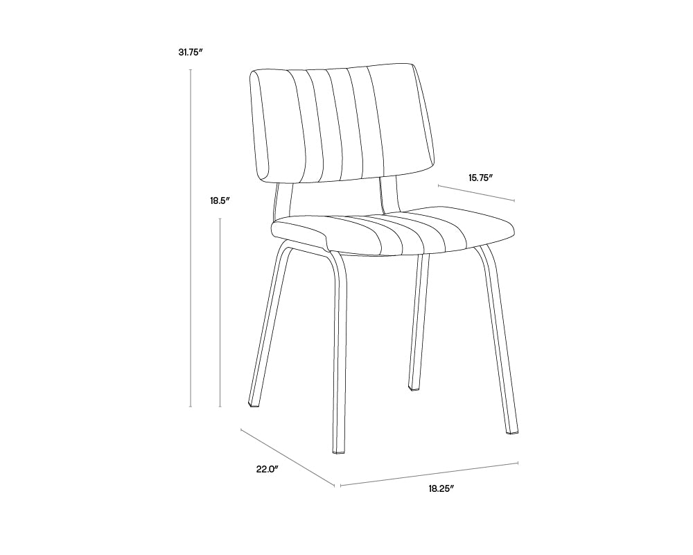Berkley Dining Chair - Bravo Cream