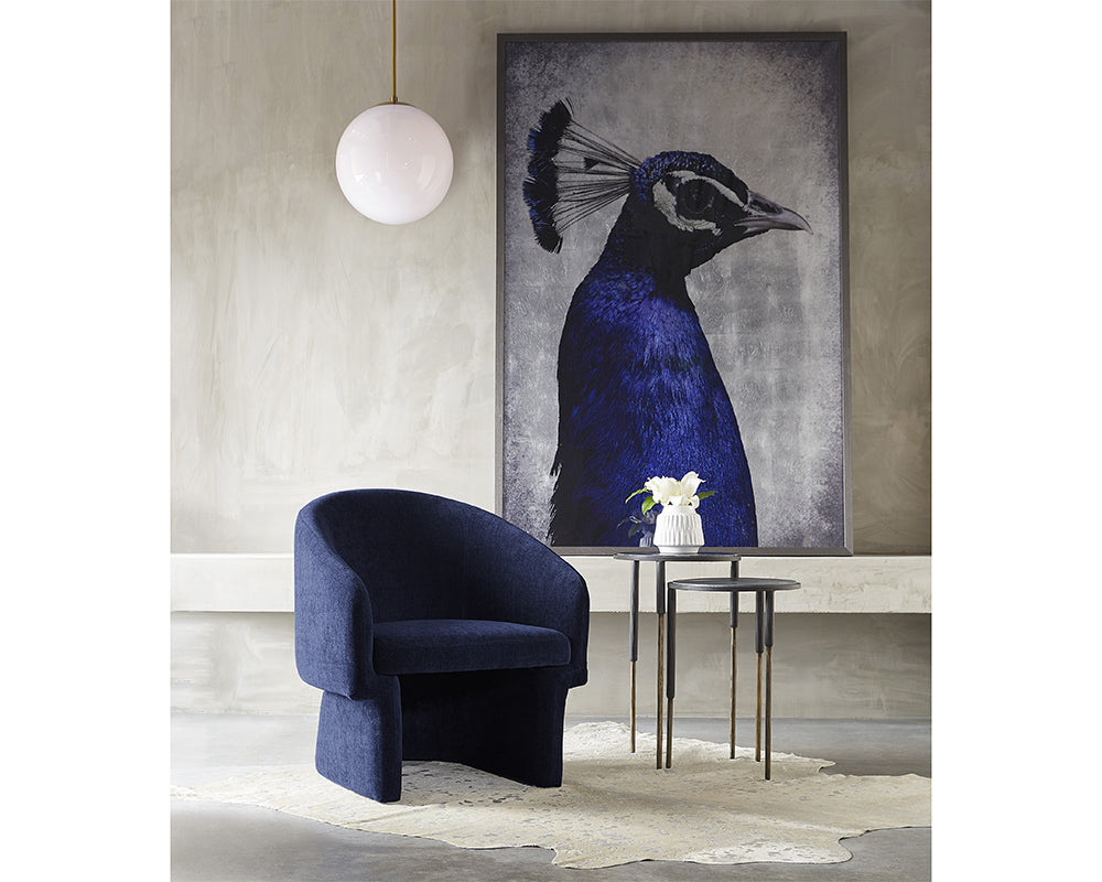 Lauryn Lounge Chair - Danny Navy