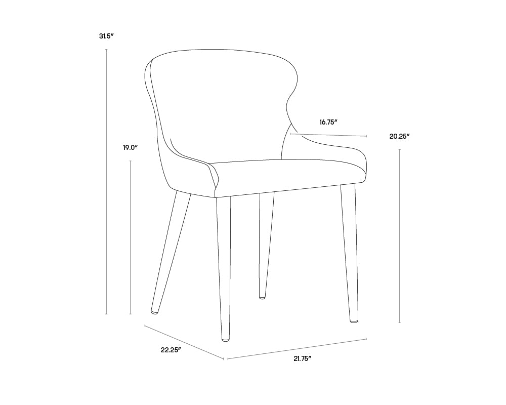 Evora Dining Chair - Dillon Stratus