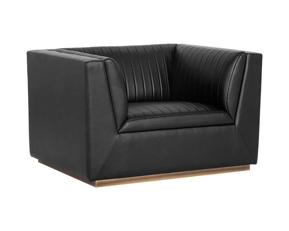 Bradley Armchair - Vintage Black