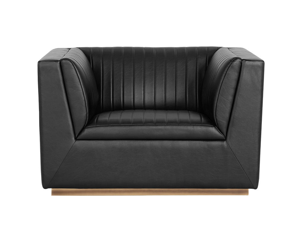 Bradley Armchair - Vintage Black